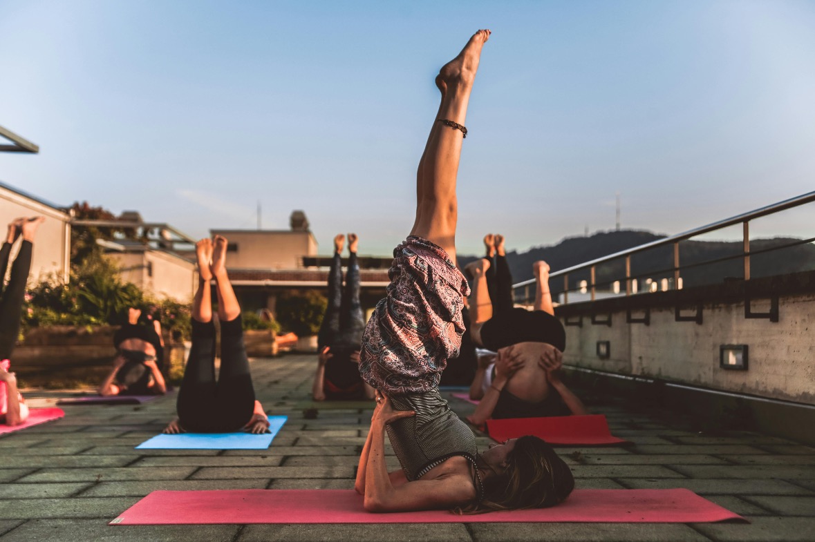 Rooftop Yoga Class